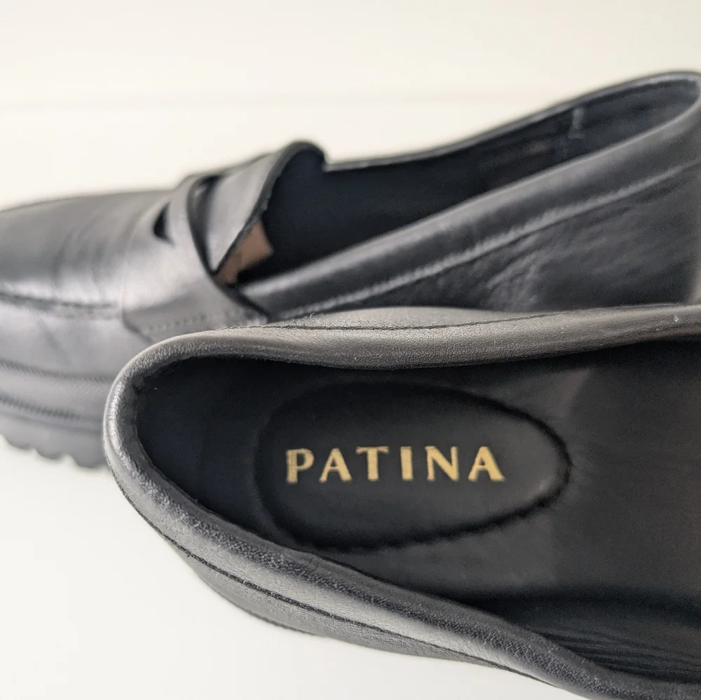 Portland Leather Goods Patina Zoe Chunky Loafers Size: 7 - Picture 4 of 7